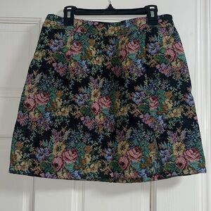 Colorful Shein slit skirt